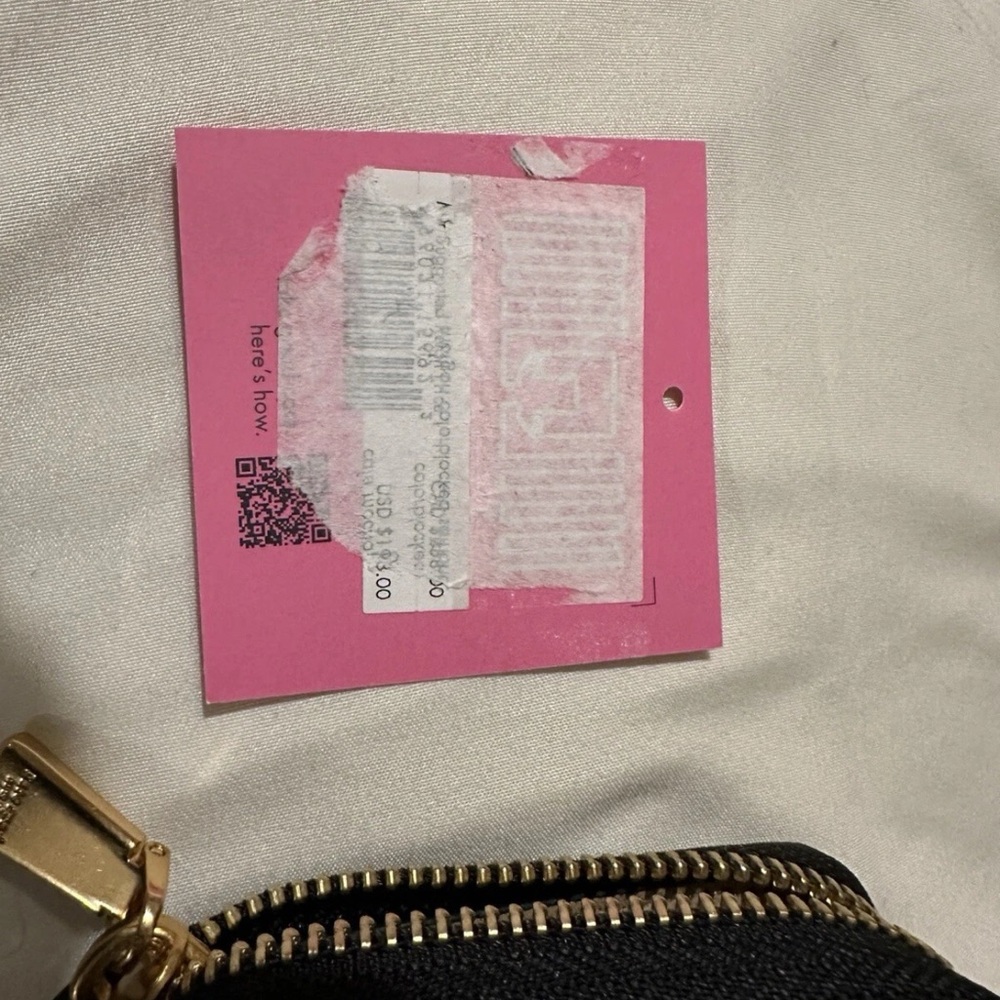 Kate Spade Dark Beige/Tan and Black Zip Wallet - Picture 11 of 11